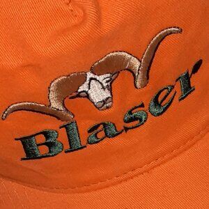 Blaser NWOT New * Hunter Orange * Baseball Cap * Embroidered Ram * Game Calls CD